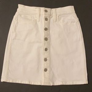 Madewell White Skirt